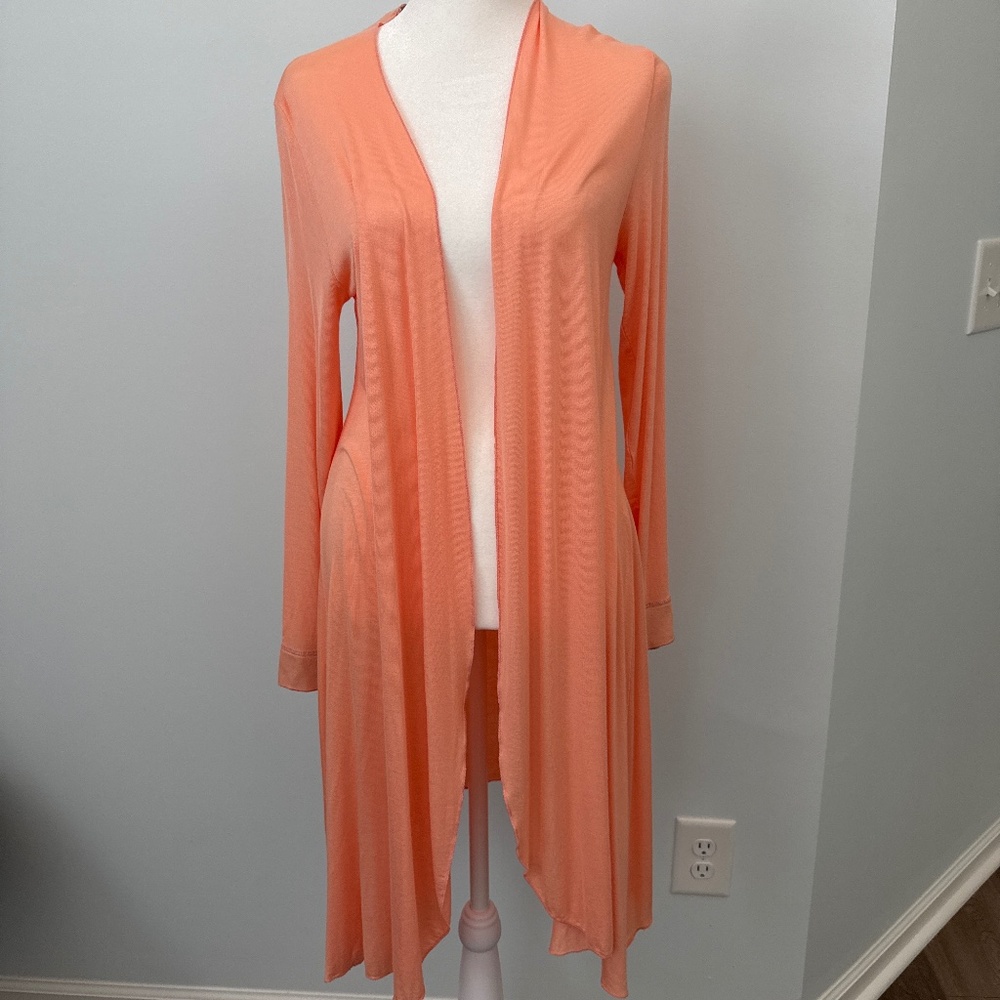 Soft Surroundings Long Open Cardigan Size Petite Small